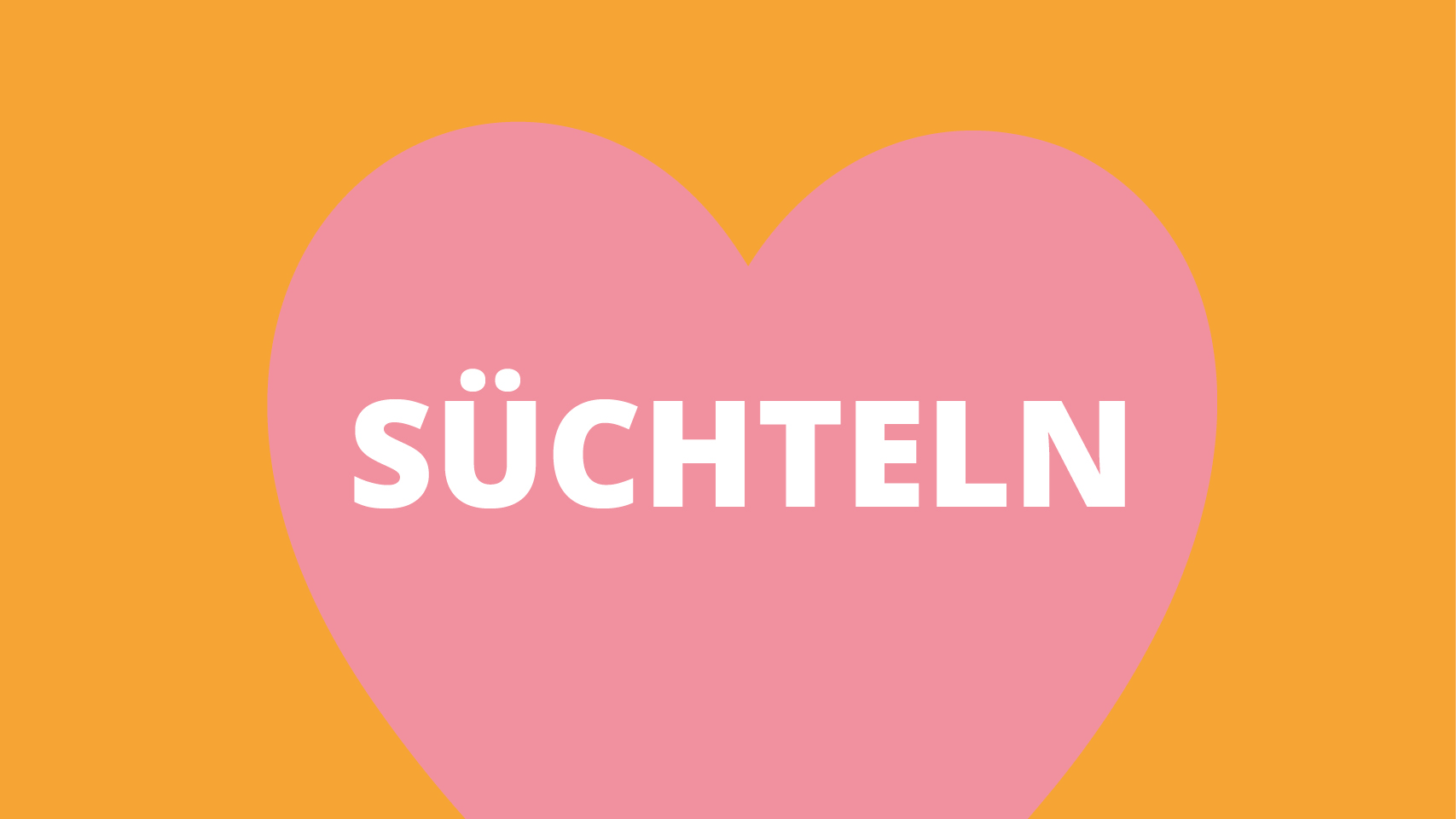 Grafisches Herz mit dem Schriftzug Süchteln